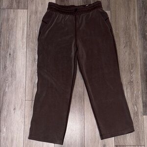 Lululemon Athletica Chocolate Velour Pants